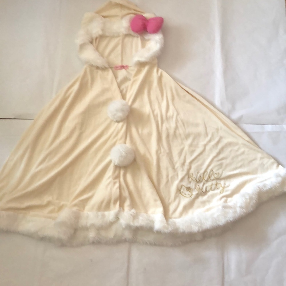 Hello Kitty Hooded Wrap Around Poncho